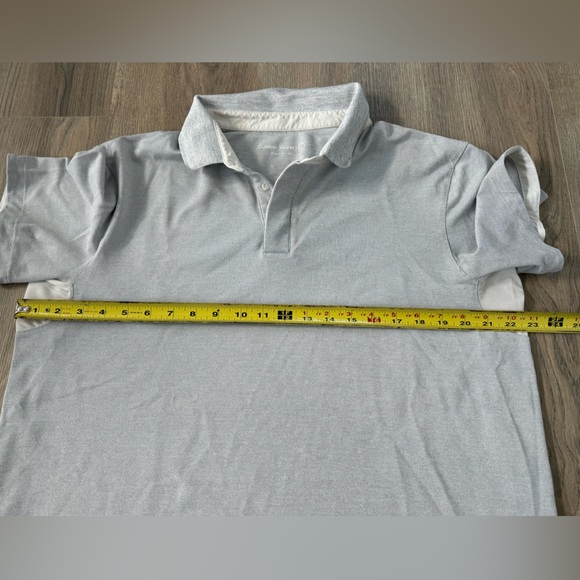 Outdoor Voices Polo Shirt Light Gray mens XL COLLARED Button - Picture 3 of 6